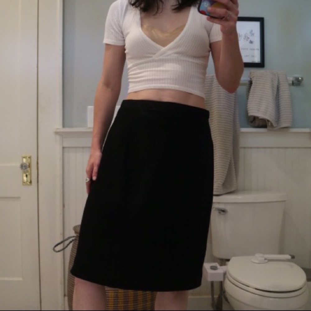 Classic black skirt by beloved Atlanta designer